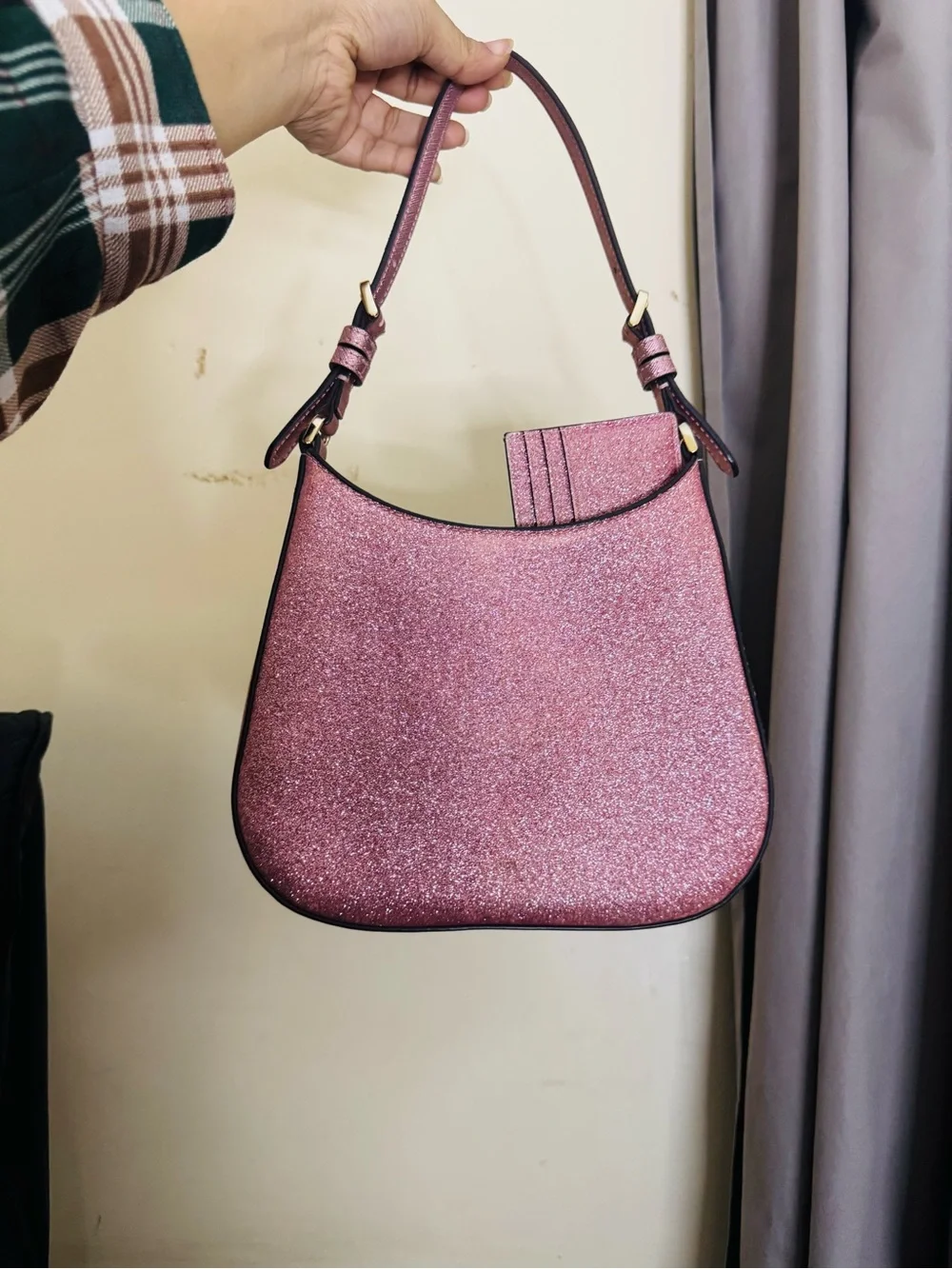 kate spade Rose Pink Glitter Shoulder Bag